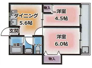 UC西明石【5階】の間取り