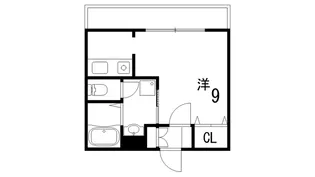 カーサR1【1階】の間取り
