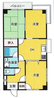 第2ときわハイツ【3階】の間取り
