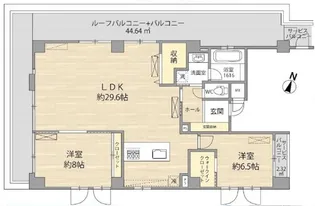 ウエストヒル御影城ノ前【4階】の間取り