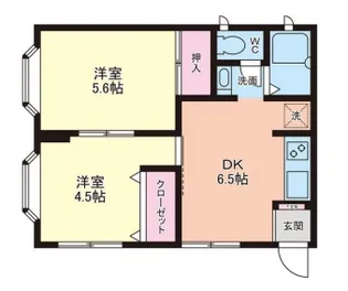 アリエス六甲Ⅲ【1階】の間取り