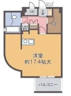 ホープ芦屋【3階】の間取り