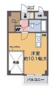 ホープ芦屋【2階】の間取り