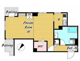 オリエントコート【3階】の間取り