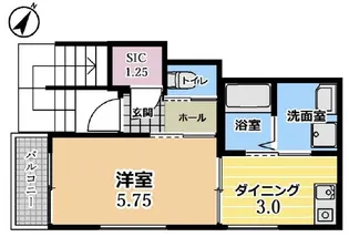 エターナルシー名谷【301号室】の間取り