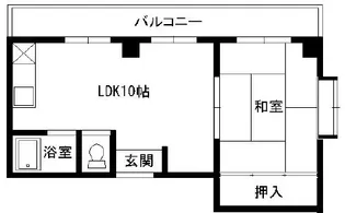 ハイム王子公園【3階】の間取り