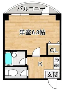 ノーブルハイム樽屋町【2階】の間取り