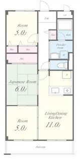 ネオパストラル【2階】の間取り