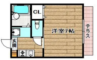 ディアス御影【1階】の間取り