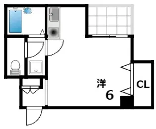 パル六甲【1階】の間取り