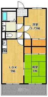ラフェスタ二見【1階】の間取り