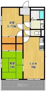 ラフェスタ二見【408号室】の間取り