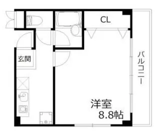 アールハウス【2階】の間取り