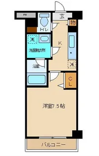 フェリーチェス【201号室】の間取り