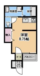 エターナルシー大観町【102号室】の間取り