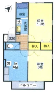 サンルモンド【2階】の間取り