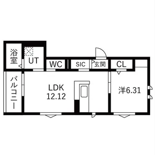 (仮称) 西新町PJ【101号室】の間取り