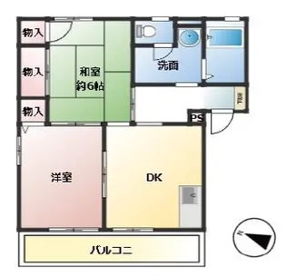 メゾン・ヴィオレット【2階】の間取り