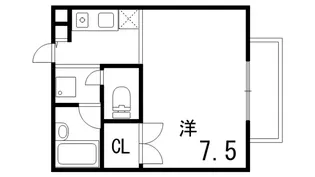 フォアオルテ岡本【2階】の間取り