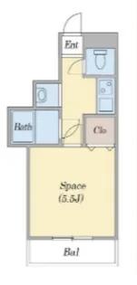 リッツ坂上【3階】の間取り
