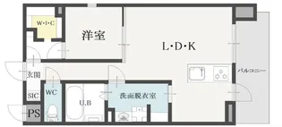 DITADecoller海岸通【1階】の間取り