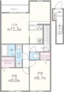 シャルマン神田【2階】の間取り