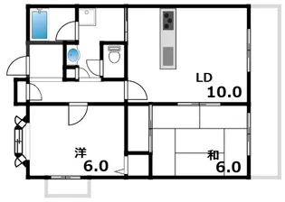 芦屋浜町南アーバンリズ【3階】の間取り