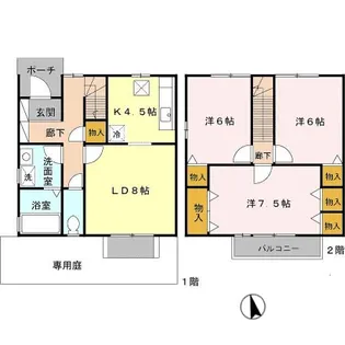 アルスクレストIの間取り