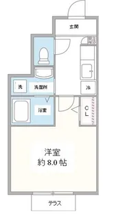 チェリードーレ【1階】の間取り