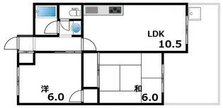 ビバリーハウス本山【3階】の間取り
