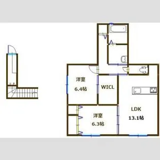 ルミアス【2階】の間取り