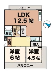 大沢マンション【3階】の間取り