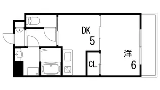 サンフォーレ岡本【3階】の間取り
