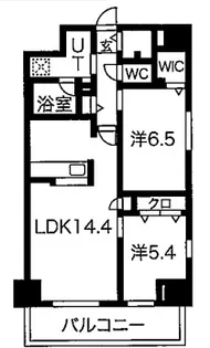 グランリベレ明石【9階】の間取り