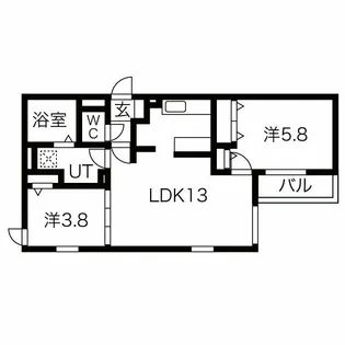 ジェイズガーデン【2階】の間取り