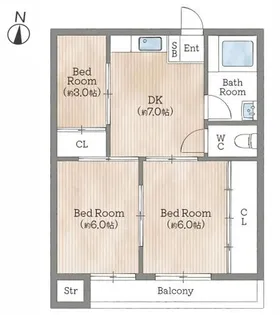 メゾン大黒【3階】の間取り