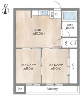 メゾン大黒【2階】の間取り