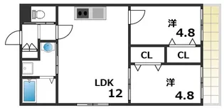CASA垂水駅前【3階】の間取り