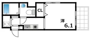 ソバーレ六甲道【1階】の間取り