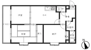 ピアウエスト西明石【502号室】の間取り