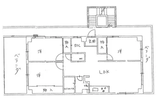 UC魚の棚【301号室】の間取り