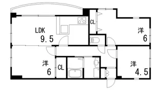 アルシェ21(内覧可能)【2階】の間取り