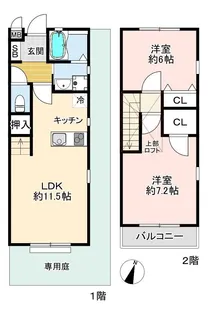 ワコーレヴィアーノ芦屋呉川町の間取り
