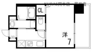 グランメール灘【9階】の間取り