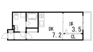 アロハ灘【2階】の間取り