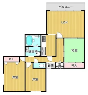 上ヶ原TWENTYEIGHT【4階】の間取り