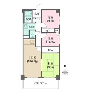 野田マンション【3階】の間取り