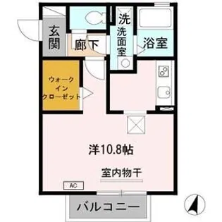 ヴィアーレ【101号室】の間取り