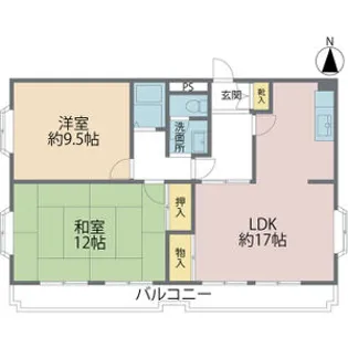 ロータリービルド西宮【3階】の間取り