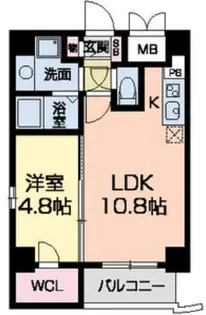 セレニテ甲子園【4階】の間取り
